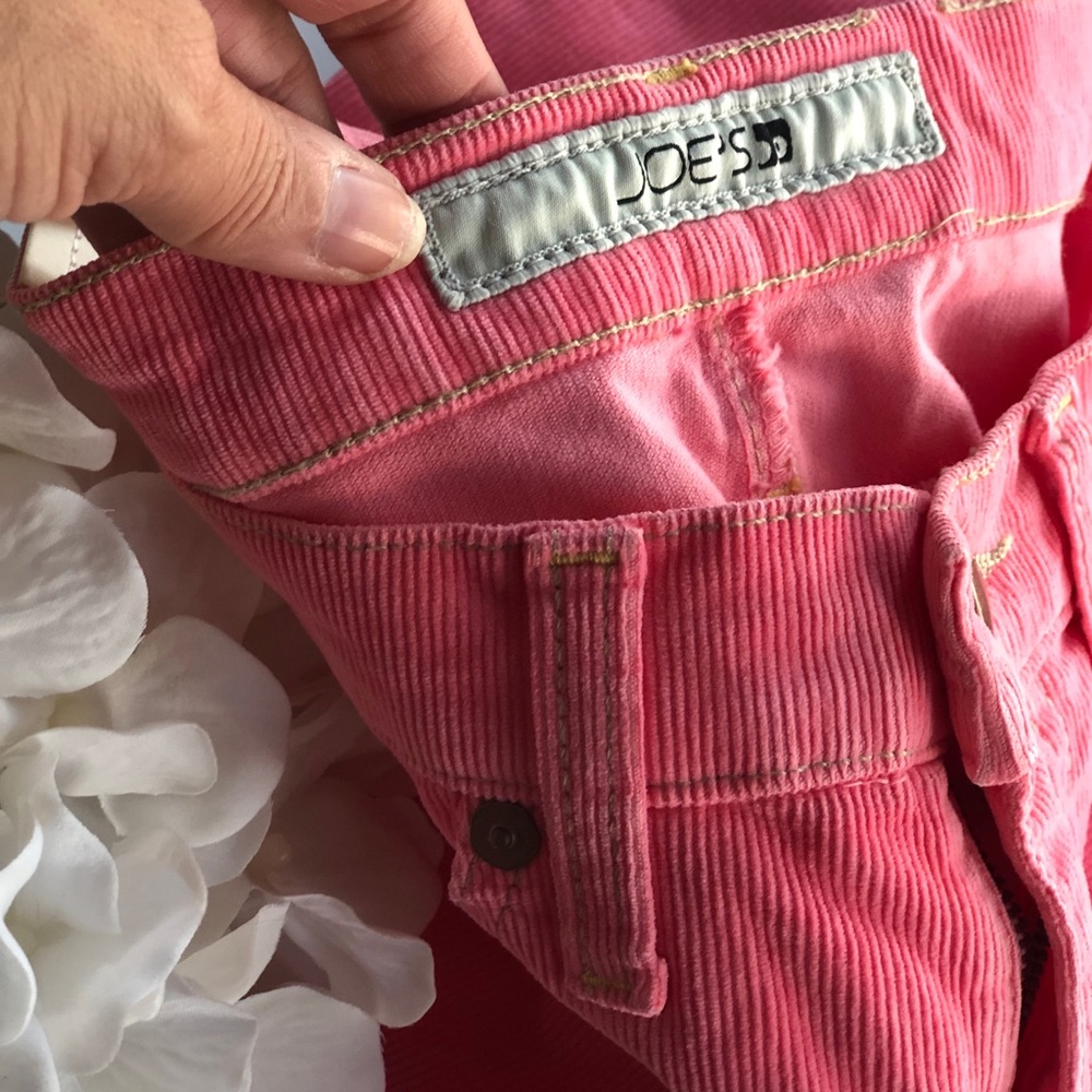 Joes Jeans pink cords sz 28